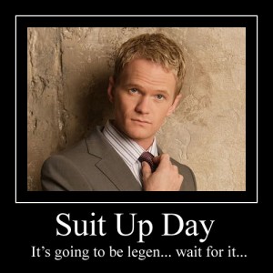 Suit up!