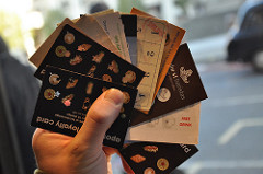 So many coffee loyalty cards, by Nick Webb